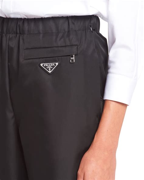 prada gabardine nylon pants